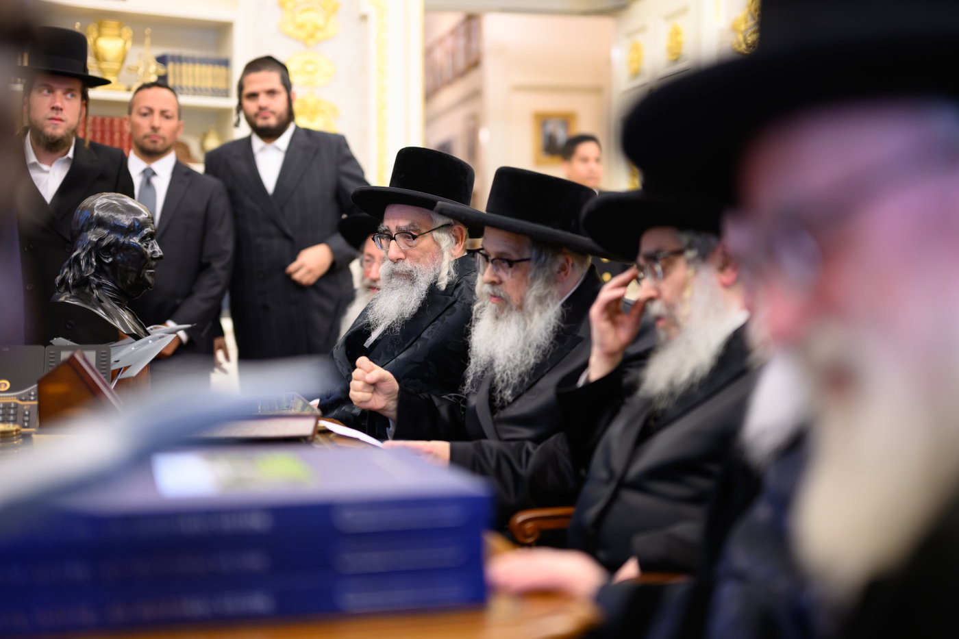 האדמו"רים במפגש עם הנשיא טראמפ