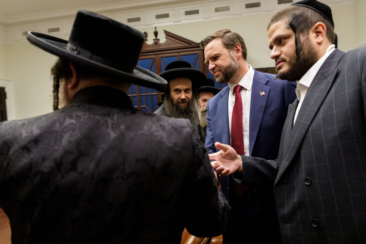 האדמו"רים במפגש עם הנשיא טראמפ