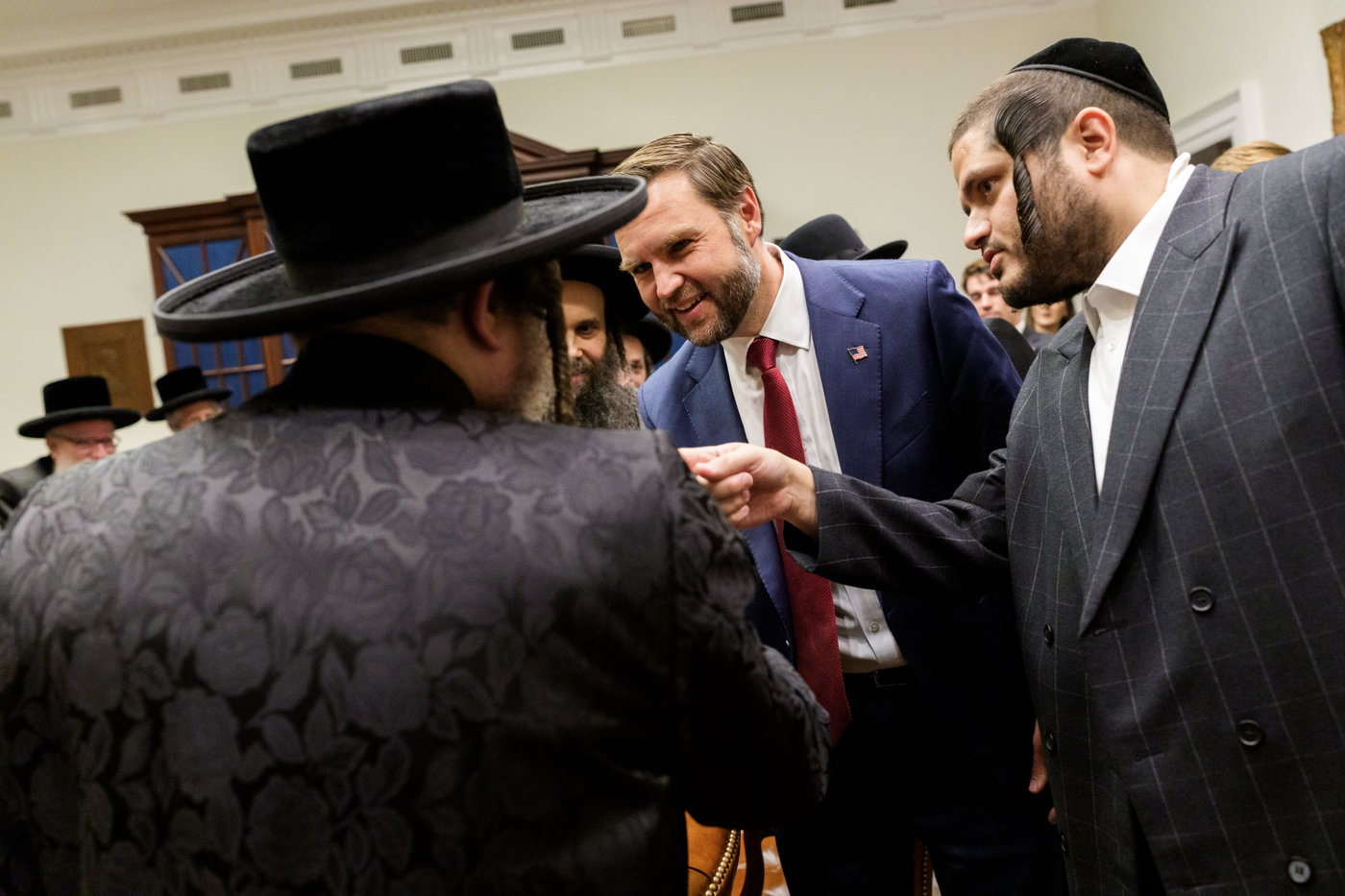 האדמו"רים במפגש עם הנשיא טראמפ