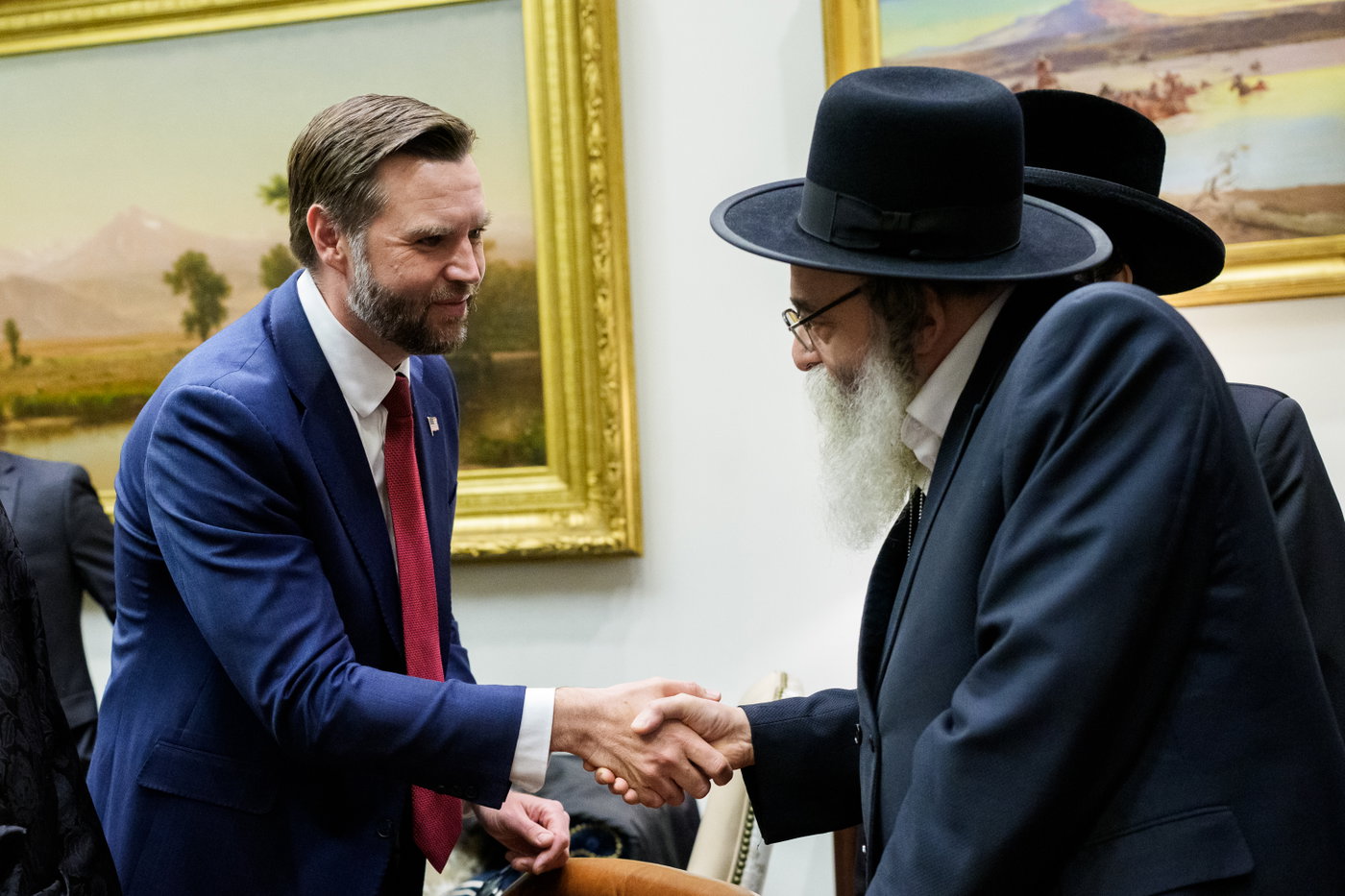 האדמו"רים במפגש עם הנשיא טראמפ