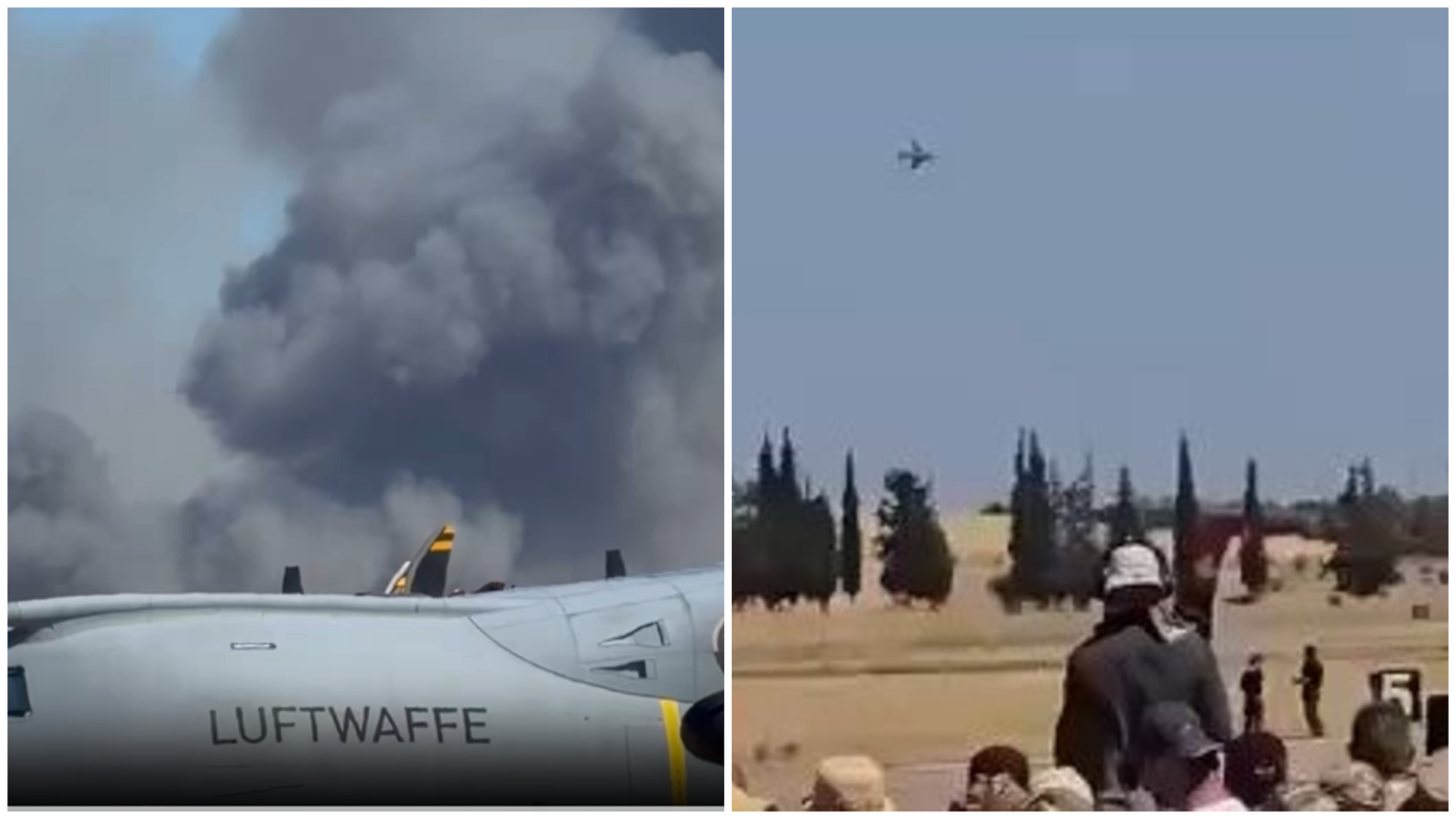 מול אלפי צופים: מטוס קרב התרסק שני טייסים נהרגו