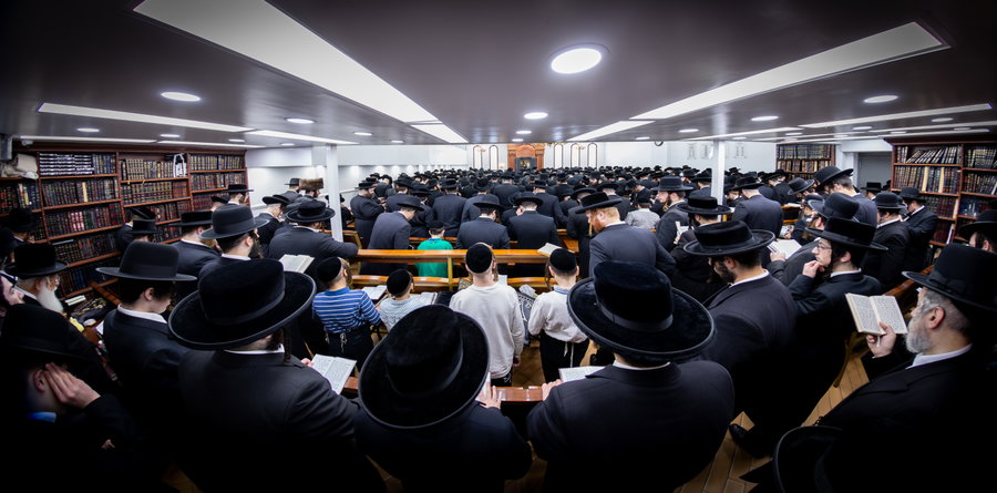 אשמורת הבוקר בווילאמסבורג: סליחות ראשונות ב'תולדות צבי ד'ספינקא'