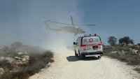 זירת הפיגוע בשומרון