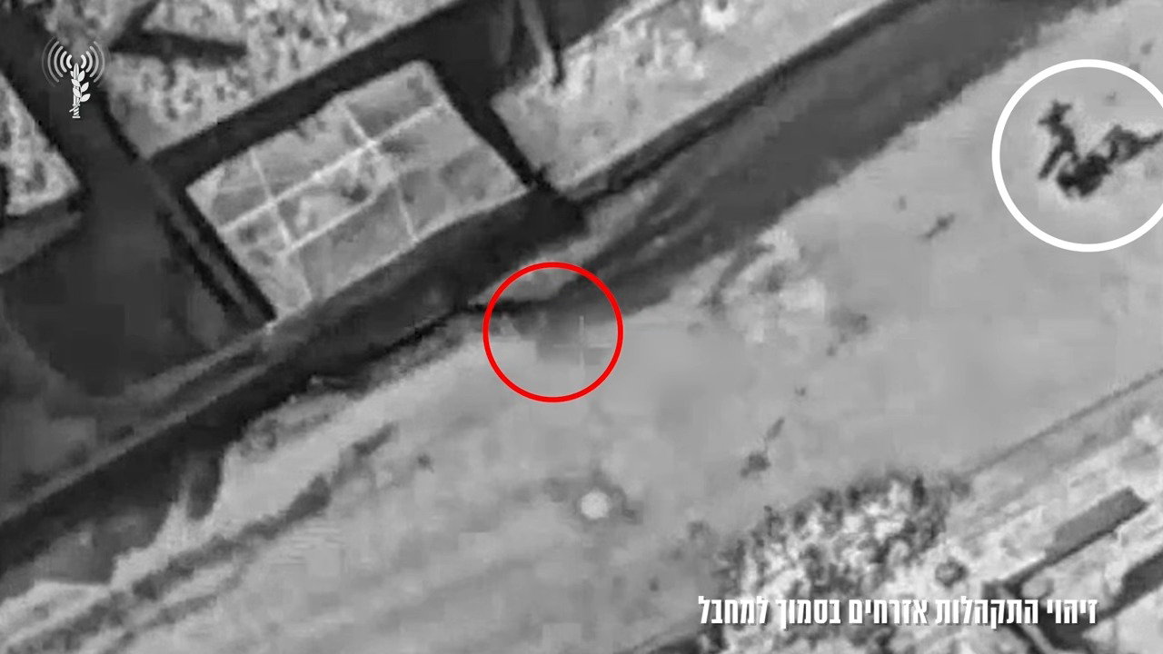 צה"ל הסיט טיל שהיה באוויר כדי להציל אזרחים בעזה | צפו בתיעוד