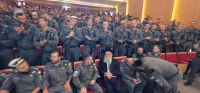 בתרועת מלך; כך קידמו לוחמי מג"ב את פני הרב ראובן אלבז במעמד ההוד בירושלים