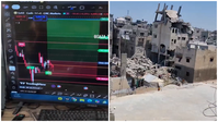 הבורסה שבין ההריסות: עמדת המסחר המפתיעה בלב עזה 
