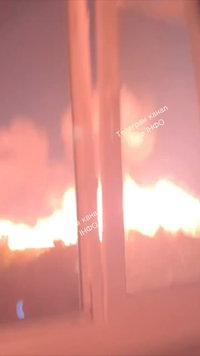 כזה עוד לא ראיתם: שני טילים בליסטיים נפלו מול המצלמה - אחד אחרי השני 