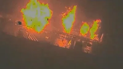 צבא ארה"ב חושף תיעוד: כך הושמדו 5 מכליות נפט איראניות בלב ים