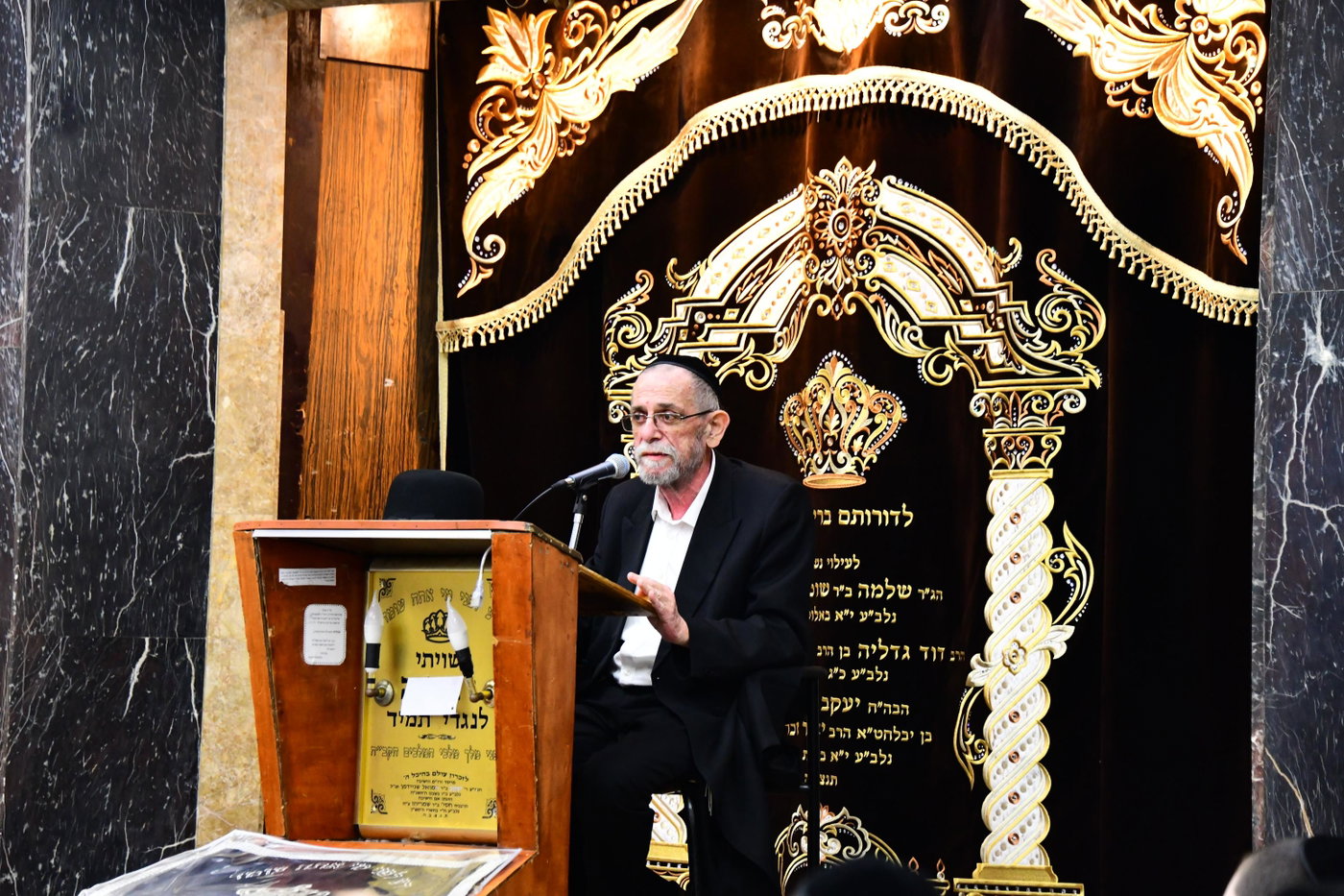 הגרי"ב שרייבר בשיחה בתפארת ציון