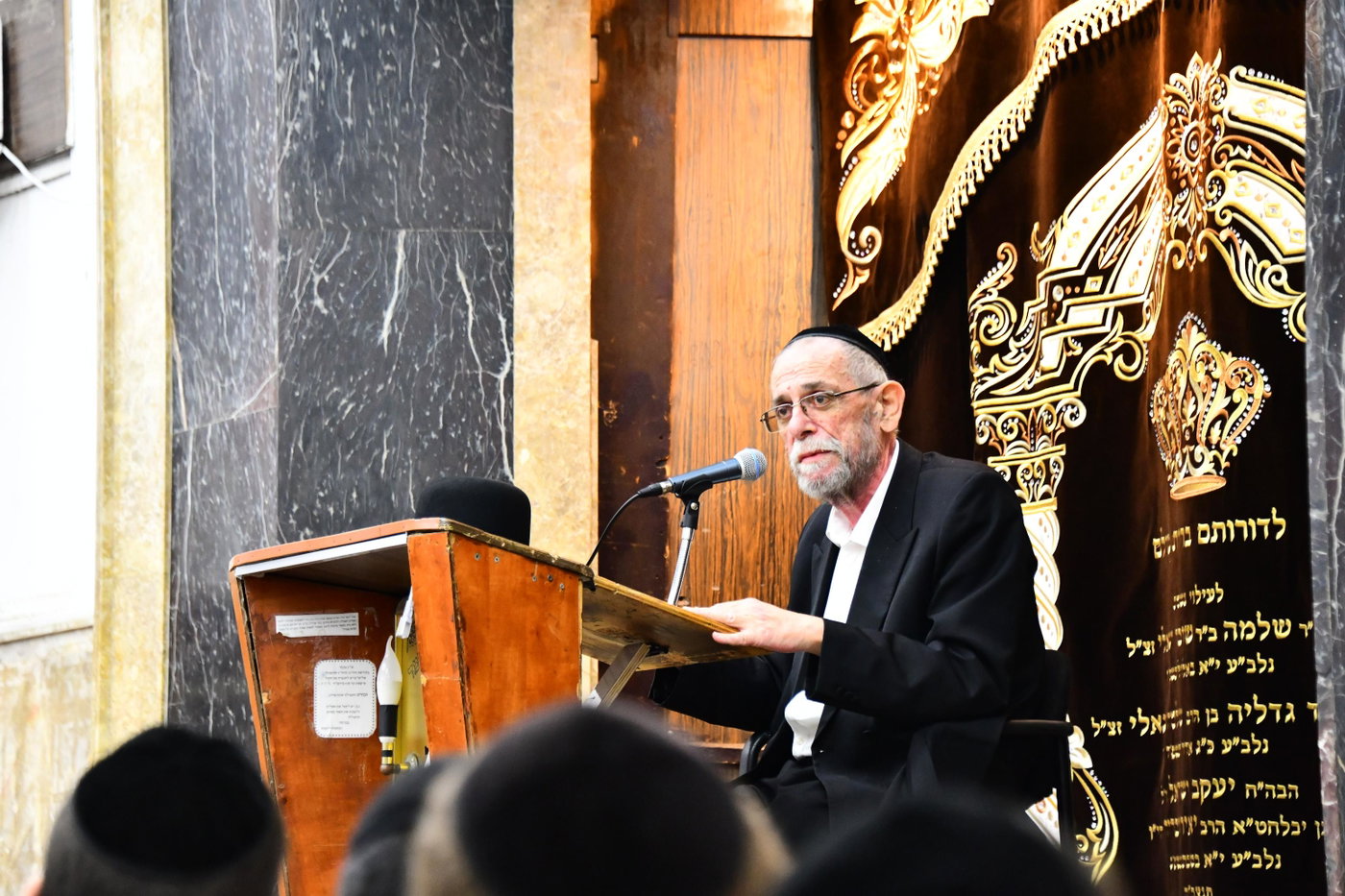הגרי"ב שרייבר בשיחה בתפארת ציון