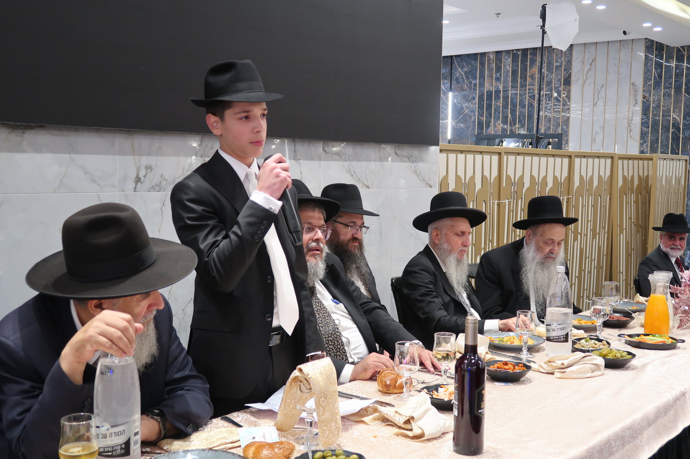 שמחת בר המצווה לנכד הגר"מ מאיה