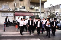 הגרי"ב שרייבר בשיחה בקריית מלך
