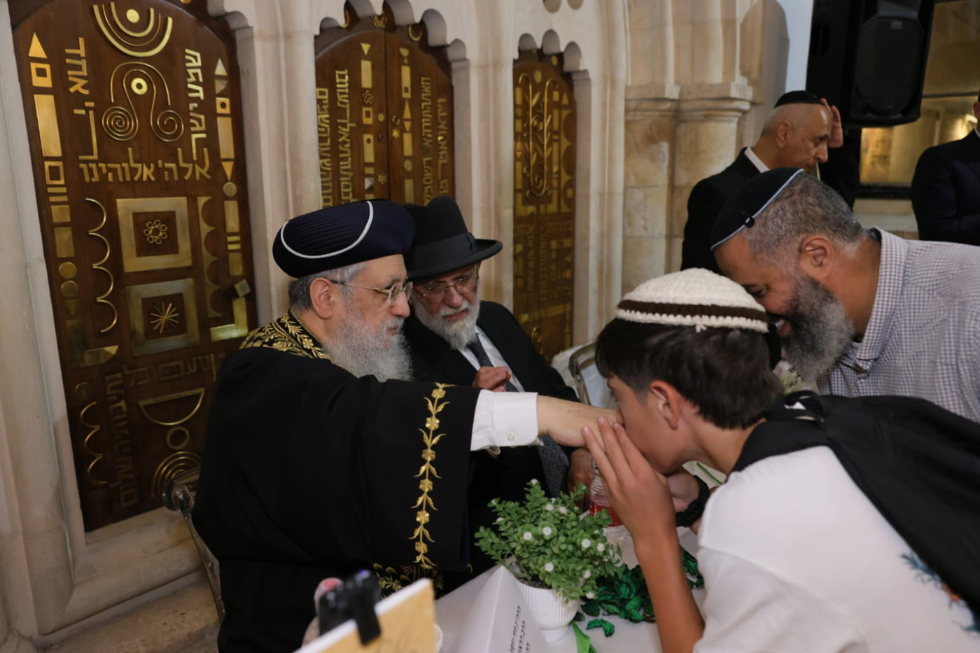 המעמד בבית הכנסת ברובע היהודי