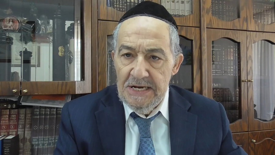  הרב מיכאל שושן עם וורט במרוקאית לראש השנה