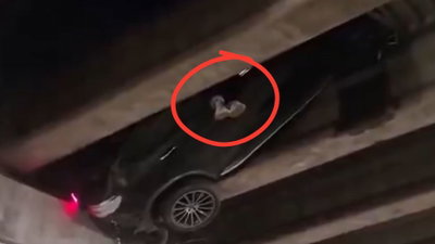 "הסתכלנו למעלה וראינו רגליים": מחזה לא ייאמן נצפה באמצע הכביש