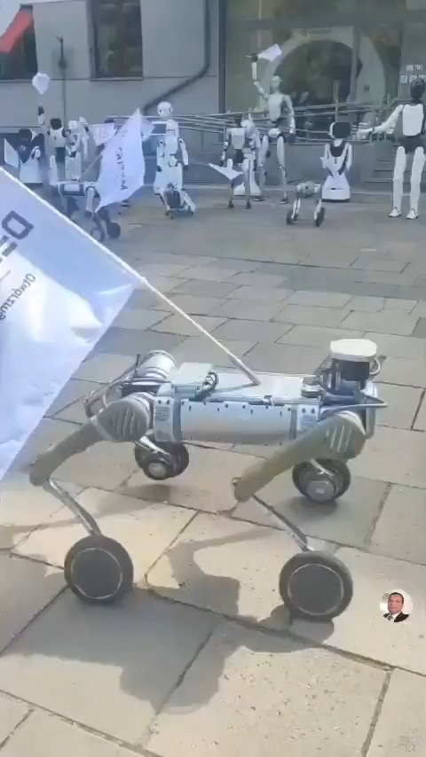 לראשונה בעולם: עשרות רובוטים יצאו להפגין נגד הממשלה