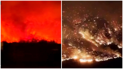 אש ענקית משתוללת בטורקיה: עשרות אלפי תיירים מחולצים 