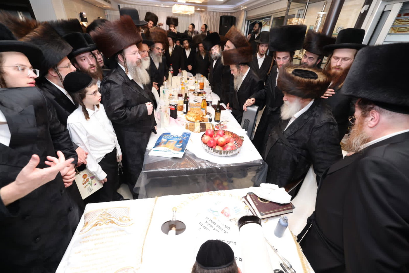 עם נוצת אווז: גדולי התורה כתבו אותיות אחרונות בספר התורה של היועץ החרדי