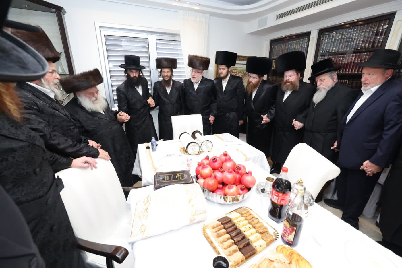 עם נוצת אווז: גדולי התורה כתבו אותיות אחרונות בספר התורה של היועץ החרדי