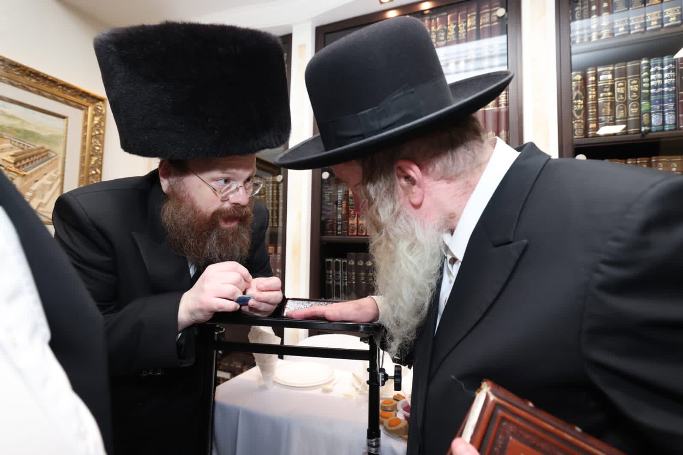 עם נוצת אווז: גדולי התורה כתבו אותיות אחרונות בספר התורה של היועץ החרדי