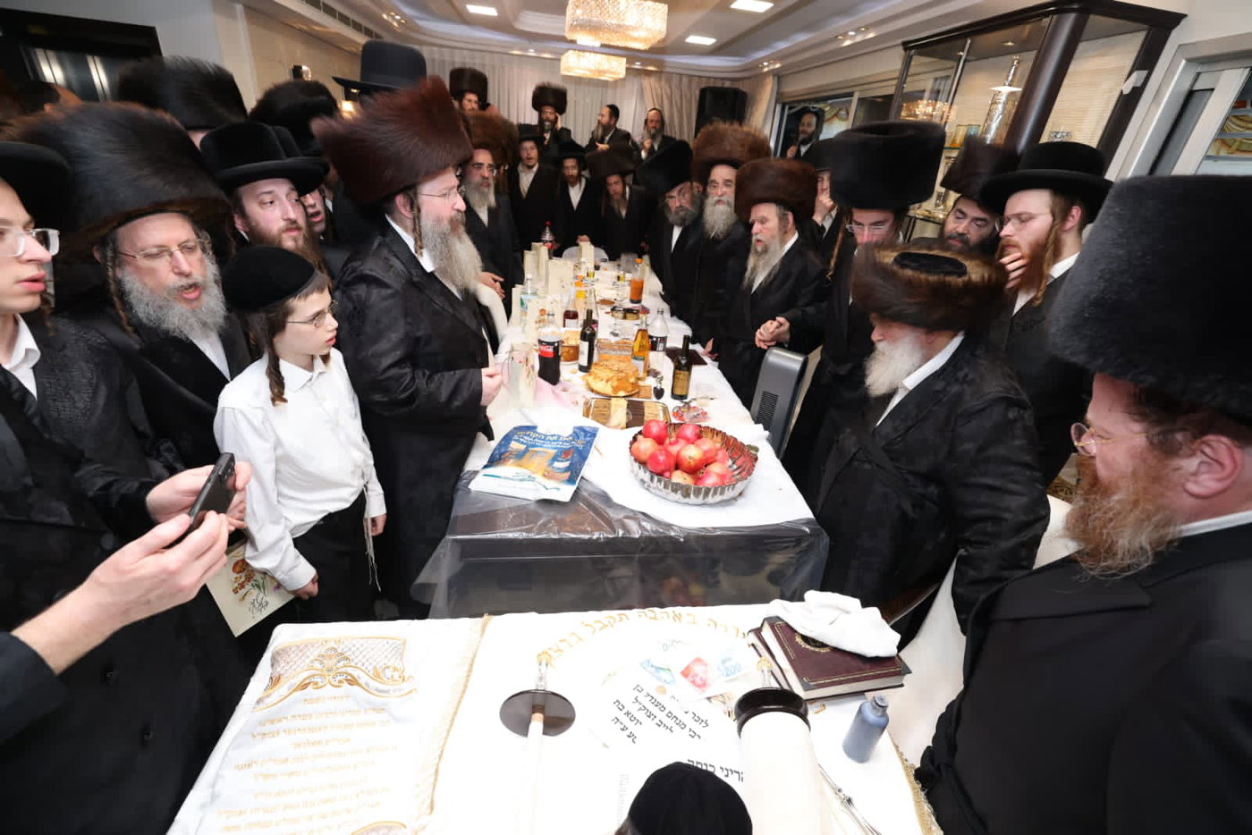 עם נוצת אווז: גדולי התורה כתבו אותיות אחרונות בספר התורה של היועץ החרדי