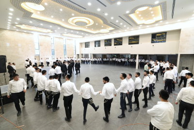 חנוכת הבית בישיבת 'באר יצחק' 