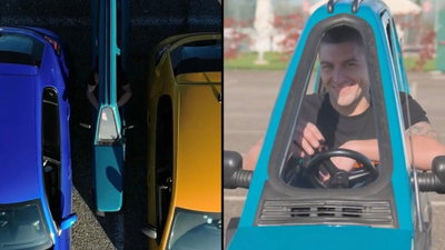 חנייה בכל מקום: האיש שיצר את המכונית הכי צרה בעולם
