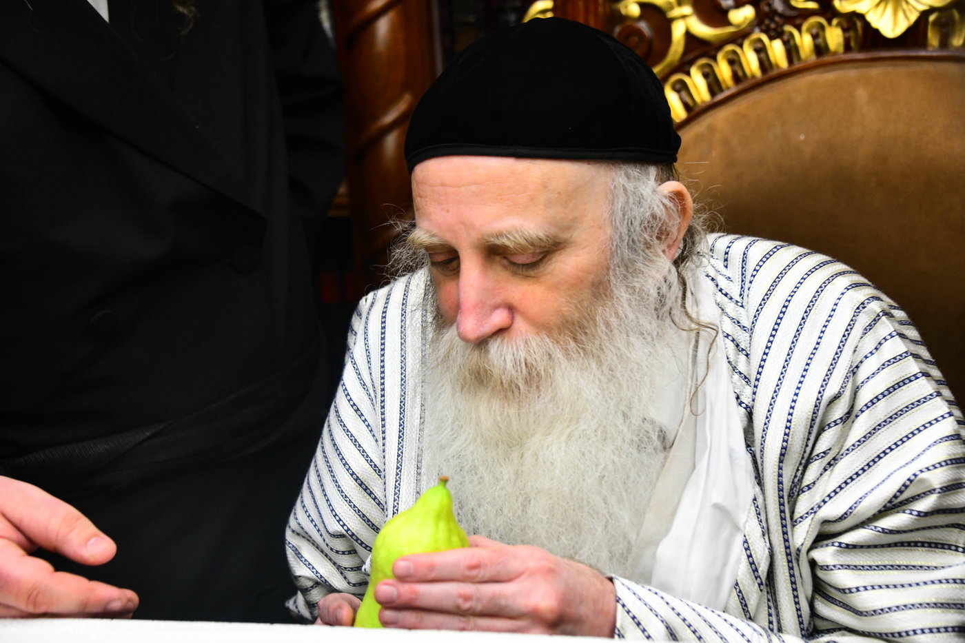 גדולי ישראל בקבלת אתרוגים לקראת חג הסוכות