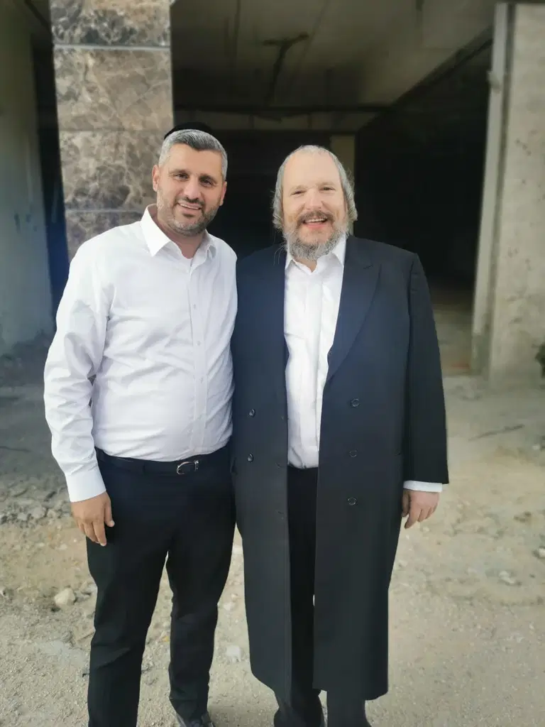 רונן גונן עם ראש העיר מאיר רובינשטיין