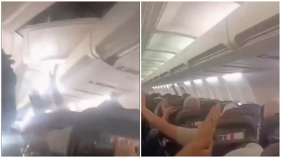 טיסת בלהות: המטוס האיראני החל להתפרק באוויר מעל  הנוסעים