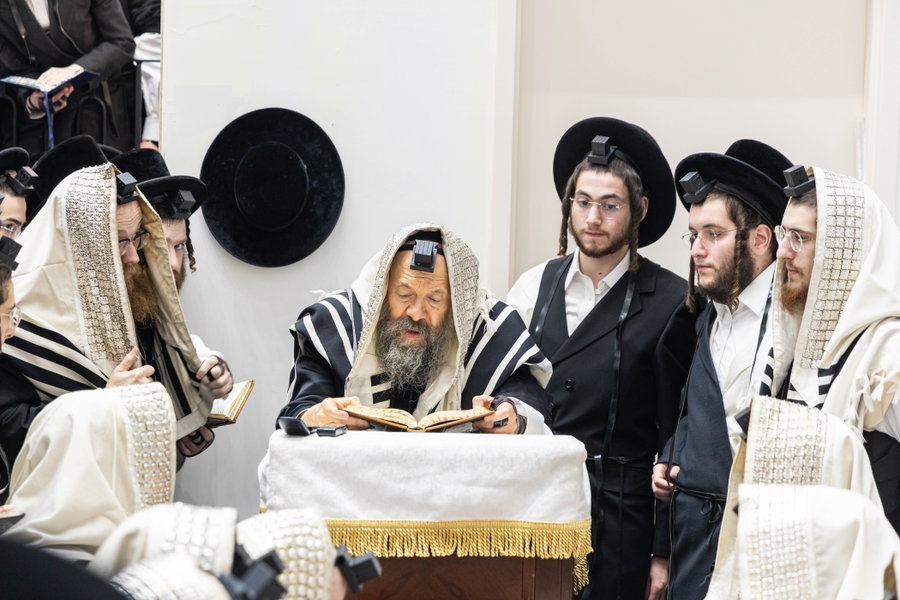 האדמו"רים נפגשו ברחובה של עיר; תיעוד מרהיב מראש השנה בחצה"ק באבוב 45