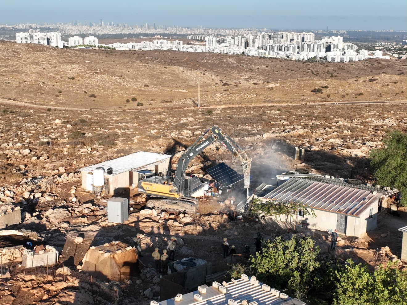 הריסת המבנים היום