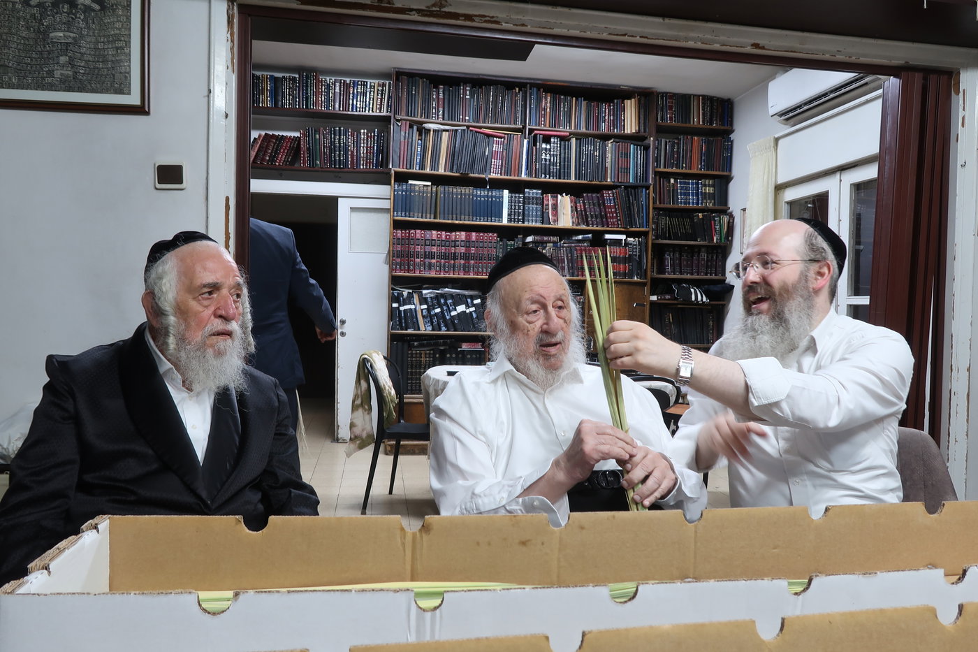 הגרב"ד פוברסקי בבדיקת לולבים