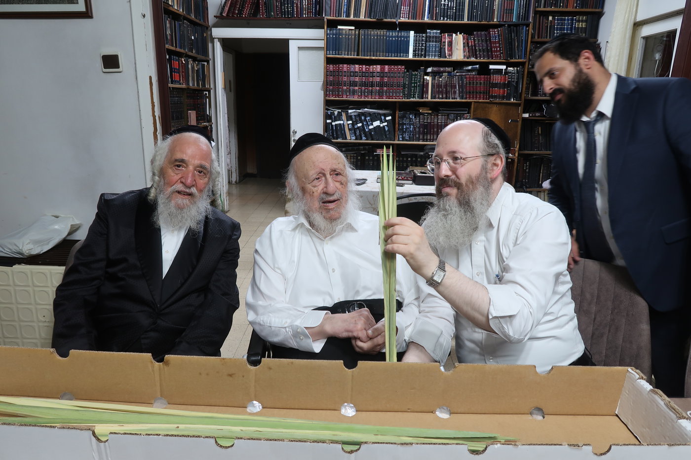 הגרב"ד פוברסקי בבדיקת לולבים