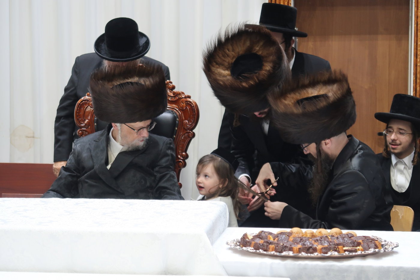 שמחת החלאקה לניני האדמו"ר מסערט ויז'ניץ