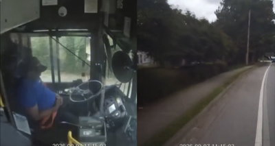 נרדם על משמרתו: האוטובוס איבד שליטה לעיני הנוסעים ההמומים