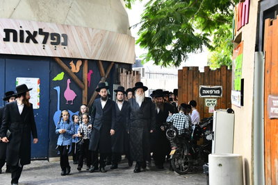 האדמו"ר ממודז'יץ בתשליך