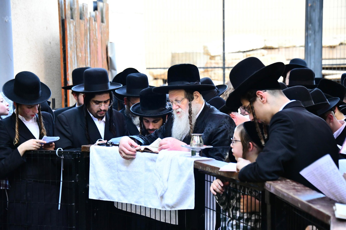 האדמו"ר ממודז'יץ בתשליך
