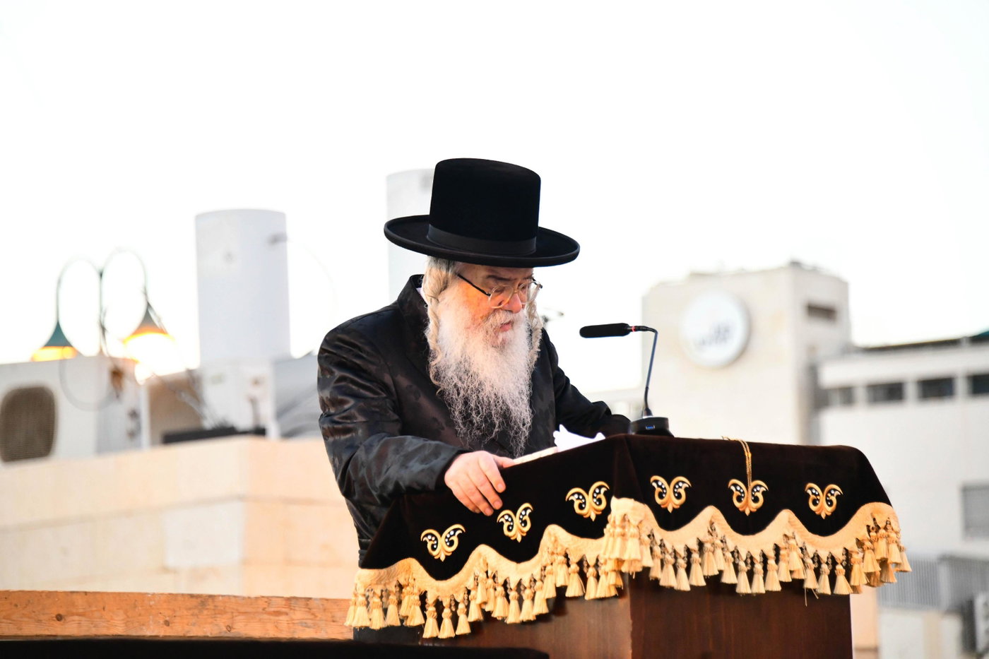 האדמו"ר מדארג בתשליך