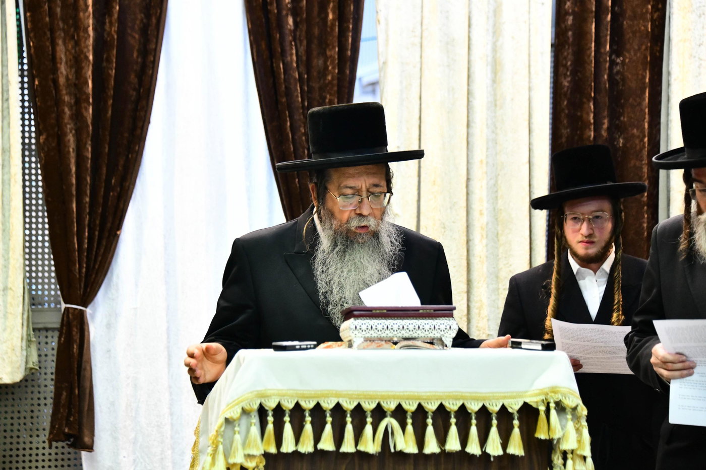 האדמו"ר משבט הלוי בתשליך 