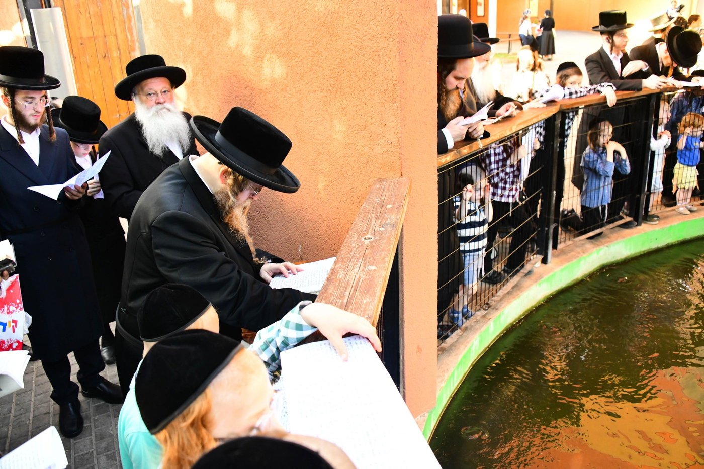 האדמו"ר משומרי אמונים בתשליך