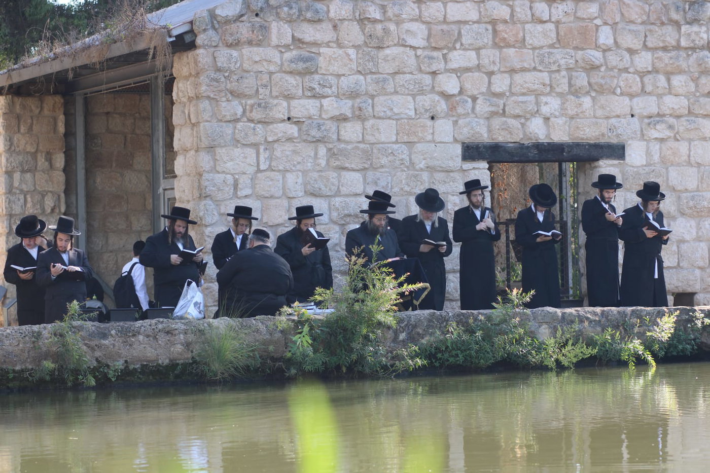 האדמו"ר מצאנז ז'ימגראד בתשליך