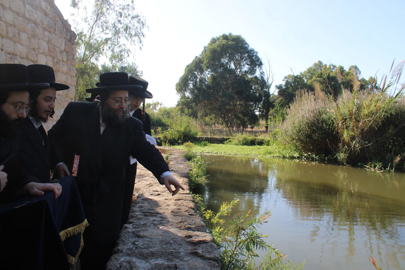 האדמו"ר מצאנז ז'ימגראד בתשליך