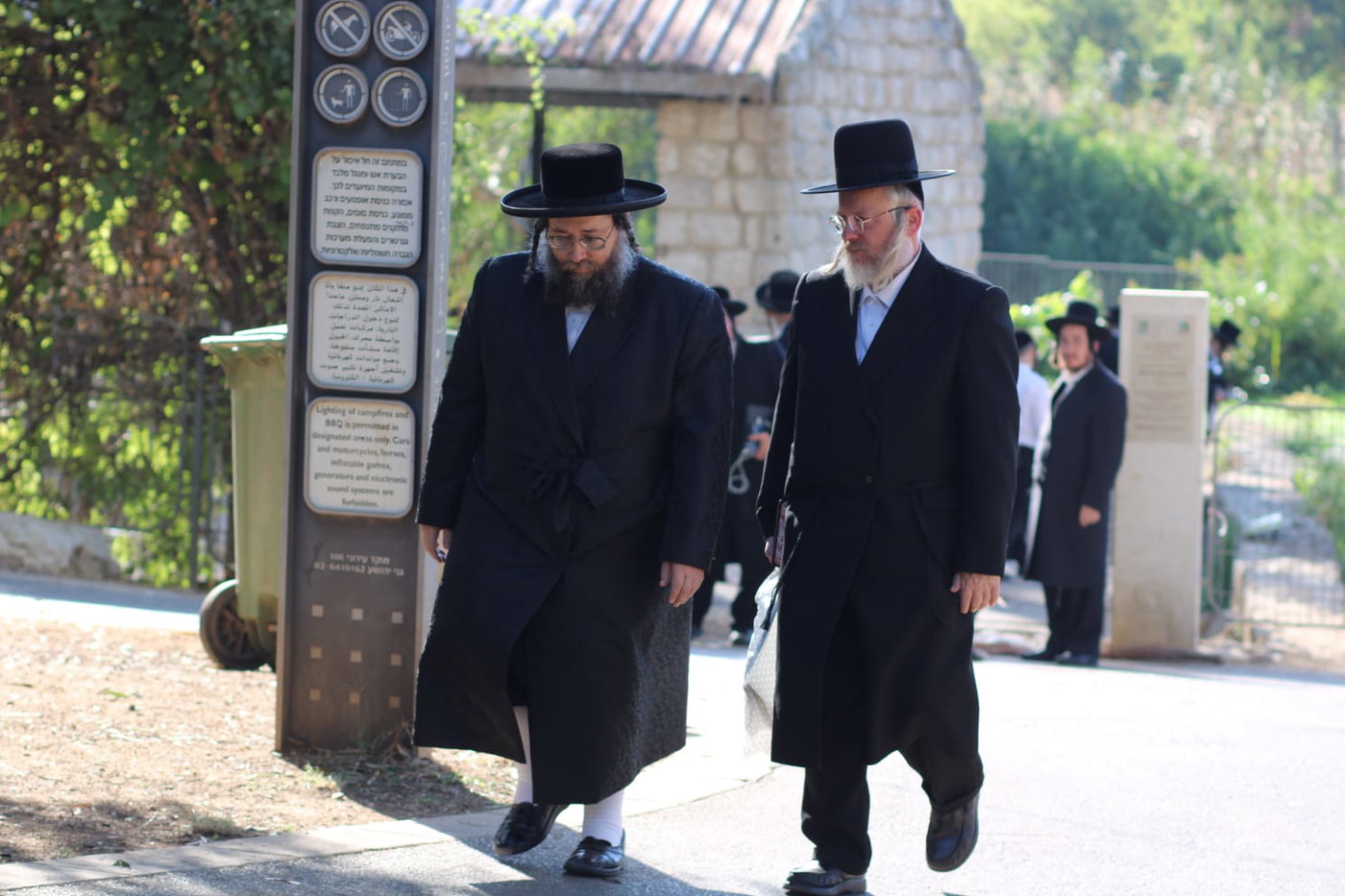 האדמו"ר מצאנז ז'ימגראד בתשליך