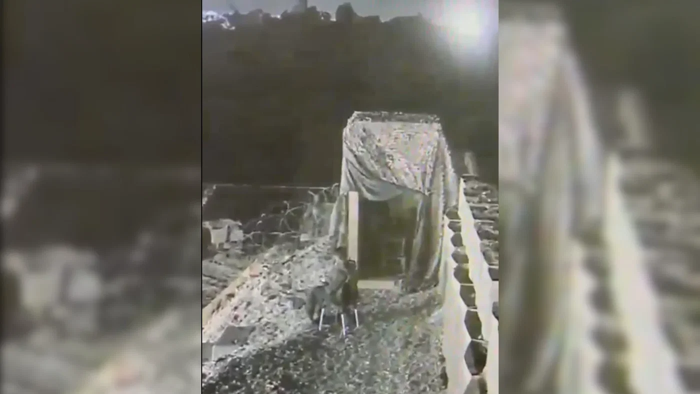 תיעוד מטריד: מחבלים חצו את הקו הצהוב והגיעו עד לעמדות צה"ל