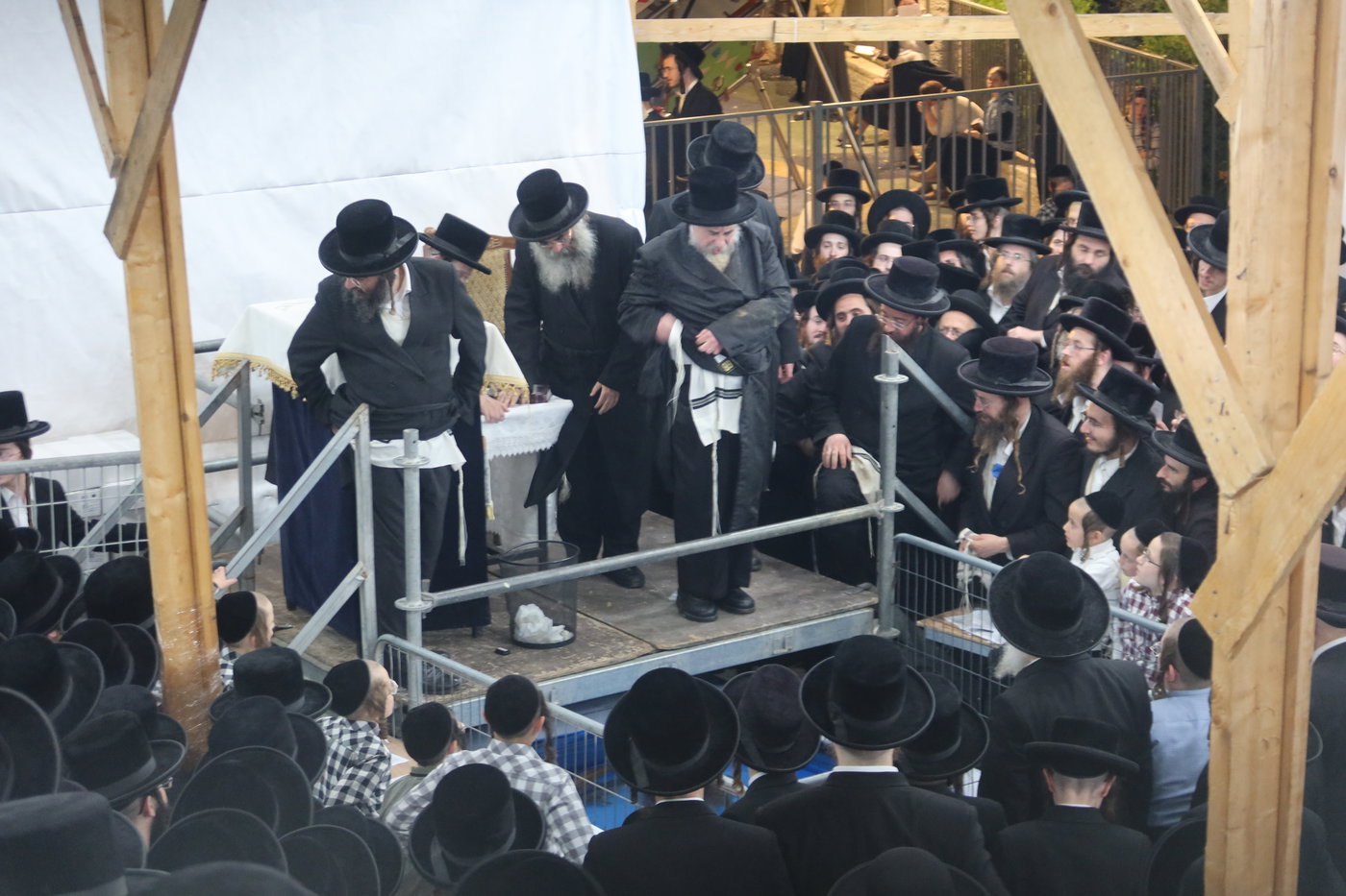 האדמו"ר מרחמסטריווקא בתשליך