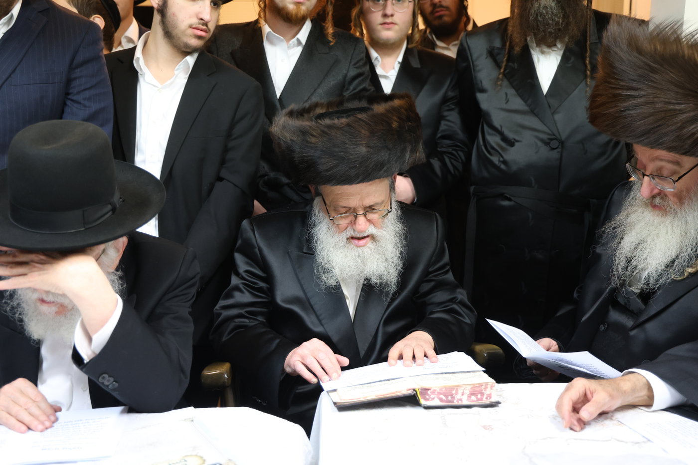 המעמד במעונו של הגר"ד סגל