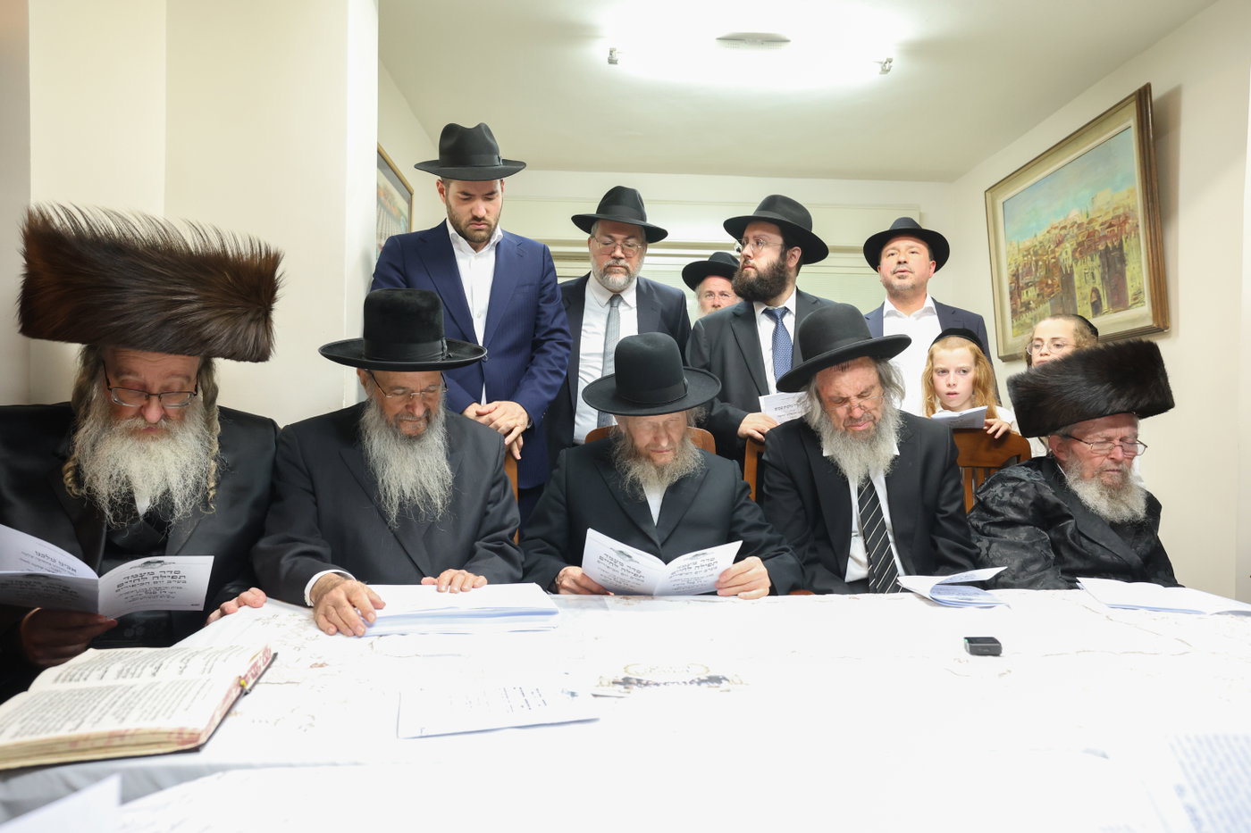 המעמד במעונו של הגר"ד סגל