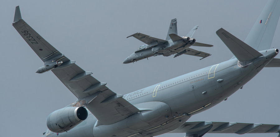 איירבוס voyager RAF