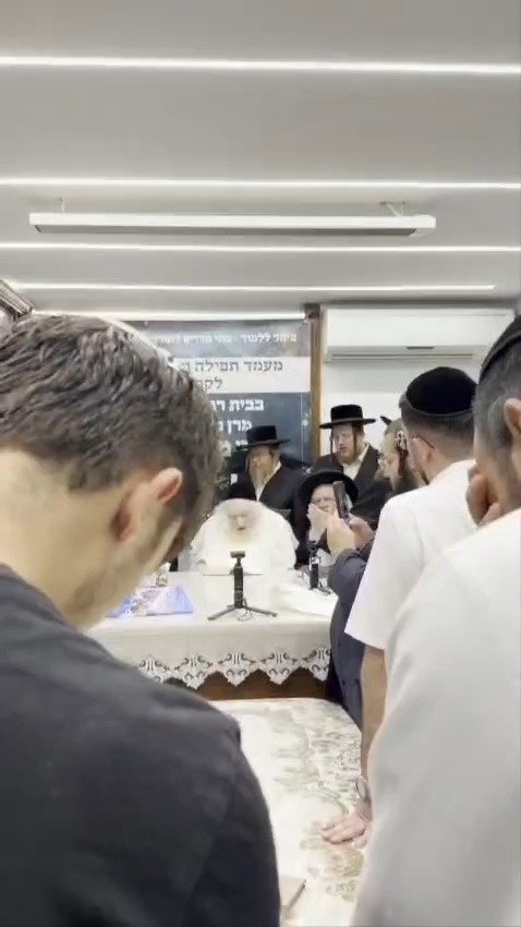 המעמד במעונו של הגר"מ שטרנבוך